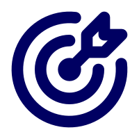 Icono diana con flecha